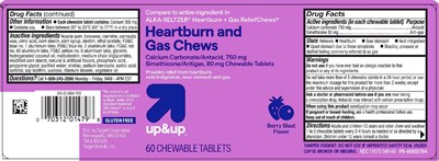 Up And Up Berry Antacid Hbg 60ct (Target Up And  Up Berry Antacid Hbg 60ct)